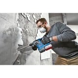 Bosch Akku-Bohrhammer GBH 18V-22 Professional solo, 18Volt, mit GDE 18V-12 blau/schwarz, ohne Akku und Ladegerät, in L-BOXX 238