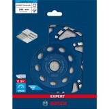 Bosch Professional Diamant-Topfscheibe Expert for Concrete, Ø 180mm, Schleifscheibe Bohrung 22,23mm, für Beton- und Winkelschleifer