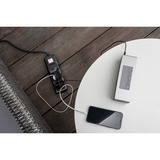 Brennenstuhl Outdoor-Steckdosenleiste IP44, 3-fach mit Schalter schwarz, 2 Meter