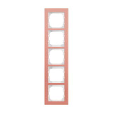 Busch-Jaeger Abdeckrahmen fünffach rosa, Retail