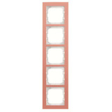 Busch-Jaeger Abdeckrahmen fünffach rosa, Retail