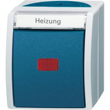 Busch-Jaeger Heizungs-Notschalter AP mit Namensschild 2601/6 SKWNH-53 Retail