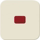 Busch-Jaeger Wippe mit roter Kalotte weiß, Retail