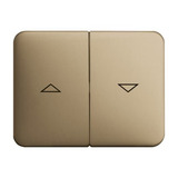 Busch-Jaeger Wippe zweiteilige Wippe für Jalousieschalter und Taster bronze, Retail