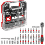 EINHELL  Bit- und Ratschen-Set in L-CASE, 37-teilig, Bit-Satz 