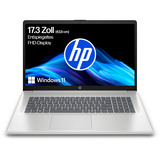 HP 17-cp3285ng, Notebook silber, AMD Ryzen 7 7730U, AMD Radeon Graphics, 16 GB DDR4, 512 GB (512 GB SSD), ohne Betriebssystem