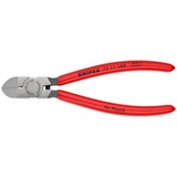 KNIPEX Seitenschneider 72 11 160, für Kunststoff, Schneid-Zange rot, Länge 160mm