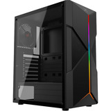 Krux Astral, Tower-Gehäuse schwarz, Tempered Glass