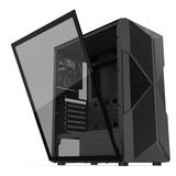 Krux Astral, Tower-Gehäuse schwarz, Tempered Glass