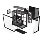 Krux EXO , Tower-Gehäuse schwarz, Tempered Glass x 2