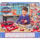 MGA Entertainment Little Tikes Creative Construction - Werkzeugkasten-Set, Kinderwerkzeug 