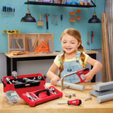 MGA Entertainment Little Tikes Creative Construction - Werkzeugkasten-Set, Kinderwerkzeug 