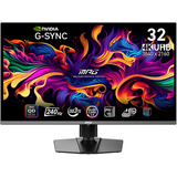MSI MPG 321URXDE QD-OLED, Gaming-Monitor 80 cm (31.5 Zoll), schwarz, UltraHD/4K, QD-OLED, Adaptive-Sync, USB-C, 240Hz Panel