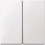 Merten Wippe für Serienschalter, zweiteilige Ausführung, mit Kontrollfenster, matt, Thermoplast weiß (matt), Retail