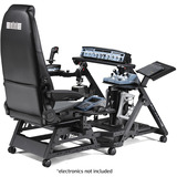 Next Level Racing Flug Simulator Sitz 2.0 NLR-S045, Sim Rig schwarz/grau