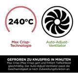 Ninja Dual Zone Heißluftfritteuse DZ300EU  grau/silber, 2.470 Watt, 2 Körbe je 3,8 Liter