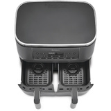Ninja Dual Zone Heißluftfritteuse DZ300EU  grau/silber, 2.470 Watt, 2 Körbe je 3,8 Liter