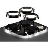 PanzerGlass Hoops Metall Kameraschutz, Schutzfolie schwarz, iPhone 15 Pro / 15 Max