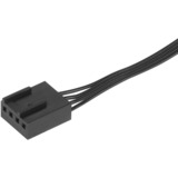 SilverStone Air Slimmer 90 ARGB, Gehäuselüfter schwarz, 92 mm
