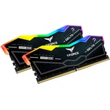 Team Group DIMM 48 GB DDR5-7600 (2x 24 GB) Dual-Kit, Arbeitsspeicher schwarz, FF3D548G7600HC36EDC01, Delta RGB, INTEL XMP