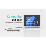 i-tec USB-C Metal Nano 3x Display Dock, Dockingstation aluminium, 2x HDMI, 1x USB-C Vvideo, Power Delivery 140W, Universal Charger 140 W