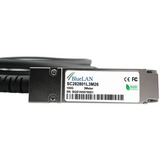 BlueOptics BlueLAN Direct Attach Kabel kompatibel zu Meraki MA-CBL-100G-1M schwarz, 1 Meter