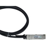 BlueOptics BlueLAN Direct Attach Kabel kompatibel zu NVIDIA 980-9I548-00H001 QSFP56 schwarz, 1 Meter
