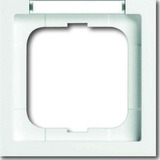 Busch-Jaeger Rahmen einfach mit senkrechter Beschriftung weiß, Retail