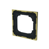 Busch-Jaeger Rahmen einsfach mit Dekorring gold, Retail