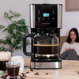 Cecotec Coffee 66 Drop & Touch, Filtermaschine edelstahl/schwarz, 950 Watt