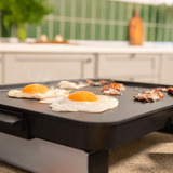 Cecotec Tischgrill Magnet 1800, Elektro-Grillplatte schwarz/silber, 1.800 Watt