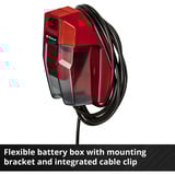 EINHELL Power X-Change Akku-Klarwasserpumpe GE-SP 18 LL Li, 18Volt, Tauch- / Druckpumpe rot/schwarz, Li-Ionen Akku 4Ah