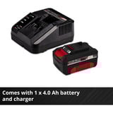 EINHELL Power X-Change Akku-Klarwasserpumpe GE-SP 18 LL Li, 18Volt, Tauch- / Druckpumpe rot/schwarz, Li-Ionen Akku 4Ah