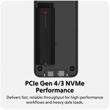  Hyper Drive Next USB4 M.2 PCIe Enclosure, Laufwerksgehäuse schwarz