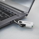 Intenso Office Line 32 GB, USB-Stick silber/schwarz, USB-A 3.2