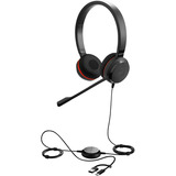 Jabra Evolve 30 II, Headset schwarz, UC, 3,5 mm Klinkenstecker, USB C und USB A, Stereo