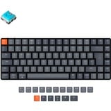 Keychron K3 Version 2, Gaming-Tastatur schwarz/grau, DE-Layout, Keychron Low Profile Optical Blue, Hot-Swap, Aluminiumrahmen