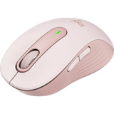 Logitech Signature M650 Wireless, Maus rosa, Größe M, Chromebook zertifiziert