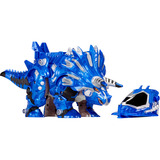 MGA Entertainment Armorsaurs Armor-Up - Triceratops Cobalt, Spielfigur 