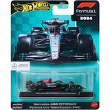 Mattel Hot Wheels Rennen - Mercedes-Benz 2024 Lewis Hamilton, Modellfahrzeug 