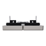 Merten Doppelwippe zweiteilige Wippe für Serien- und Doppeltaster-Einsatz grau, Retail