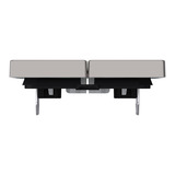 Merten Doppelwippe zweiteilige Wippe für Serien- und Doppeltaster-Einsatz grau, Retail