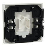 Merten Wippe mit Symbolfenster rechteckig, Kontrollschalter- und Taster-Einsatz, Typ 432819 weiß (glänzend), Retail