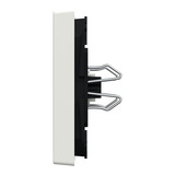 Merten Wippe mit Symbolfenster rechteckig, Kontrollschalter- und Taster-Einsatz, Typ 432819 weiß (glänzend), Retail