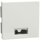 Merten Wippe mit Symbolfenster rechteckig, Kontrollschalter- und Taster-Einsatz, Typ 432819 weiß (glänzend), Retail