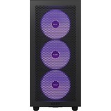 NZXT H7 Flow RGB           , Tower-Gehäuse schwarz (matt), Tempered Glass