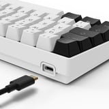 Sharkoon SKILLER SGK50 S4 Gen2, Gaming-Tastatur weiß, DE-Layout, Gateron Yellow