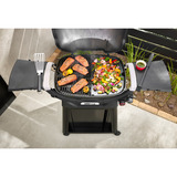 Weber Einseitige Grillplatte, Plancha für Q 3000N-Serie ab 2025 schwarz, ersetzt den halben Grillrost