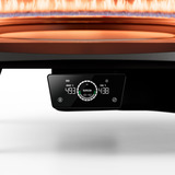 Witt Pizzaofen ETNA Rotante 16" Control Mat Black schwarz (matt), für Pizzen bis ca. Ø 40cm, rotierender Pizzastein