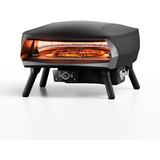 Witt Pizzaofen ETNA Rotante 16" Control Mat Black schwarz (matt), für Pizzen bis ca. Ø 40cm, rotierender Pizzastein
